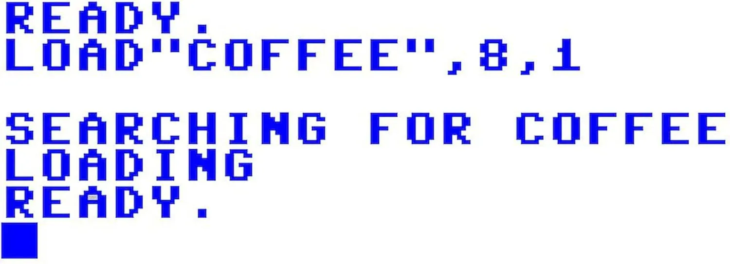 CafePress Commodore 64 Load Coffee Large Mug 15 oz (444 ml) Ceramic Coffee Mug