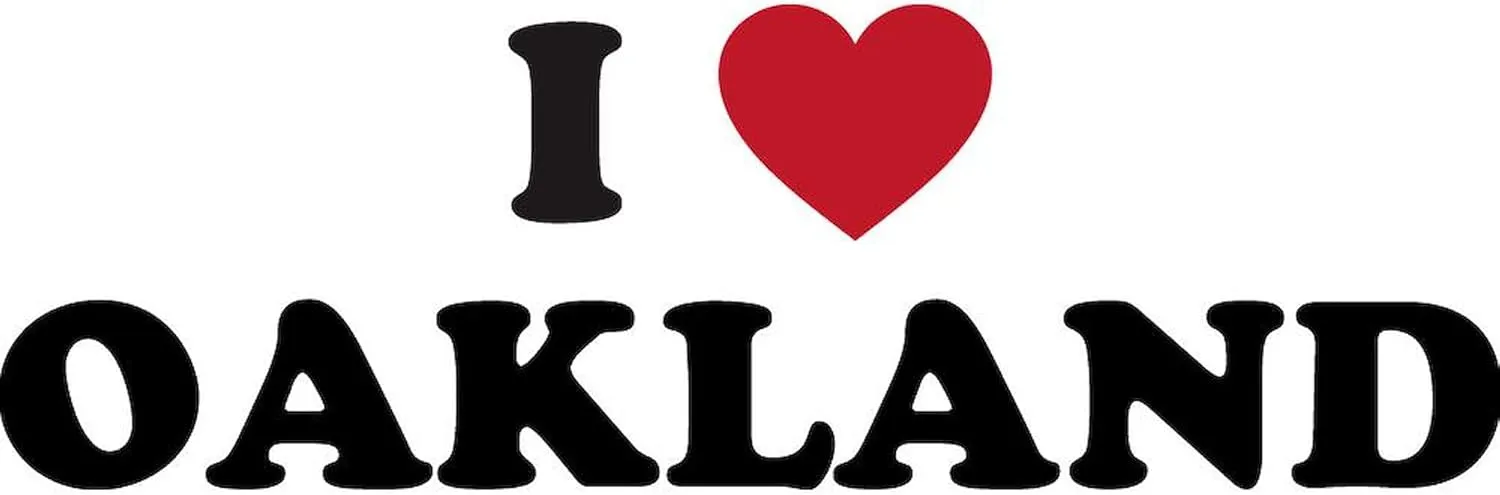 CafePress I Love Oakland California Large Mug 15 oz (444 ml) Ceramic Coffee Mug