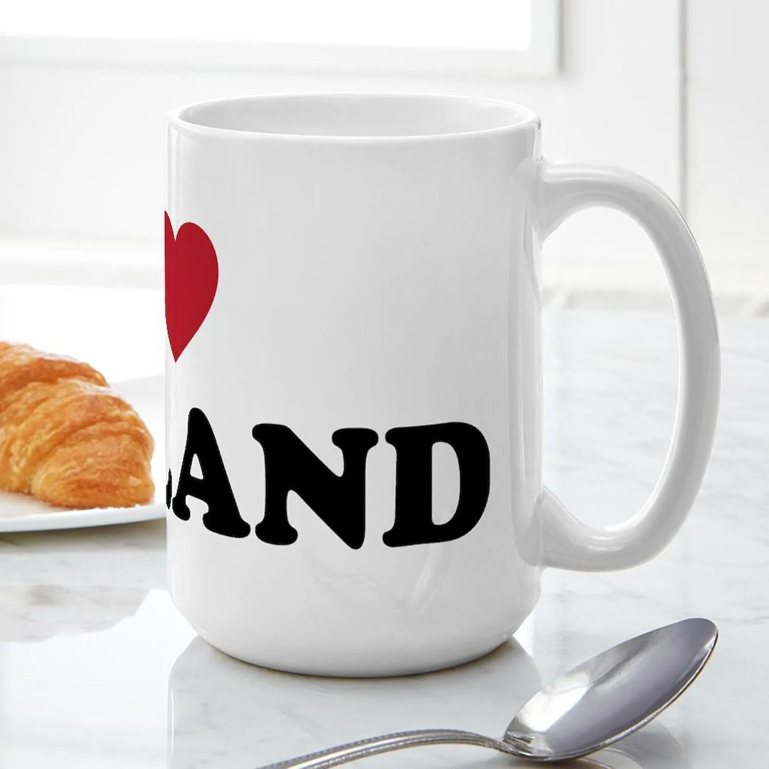 CafePress I Love Oakland California Large Mug 15 oz (444 ml) Ceramic Coffee Mug