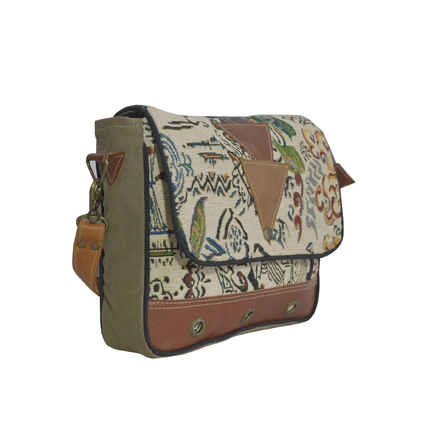Canvas & Leather Women's Hasal Crossbody