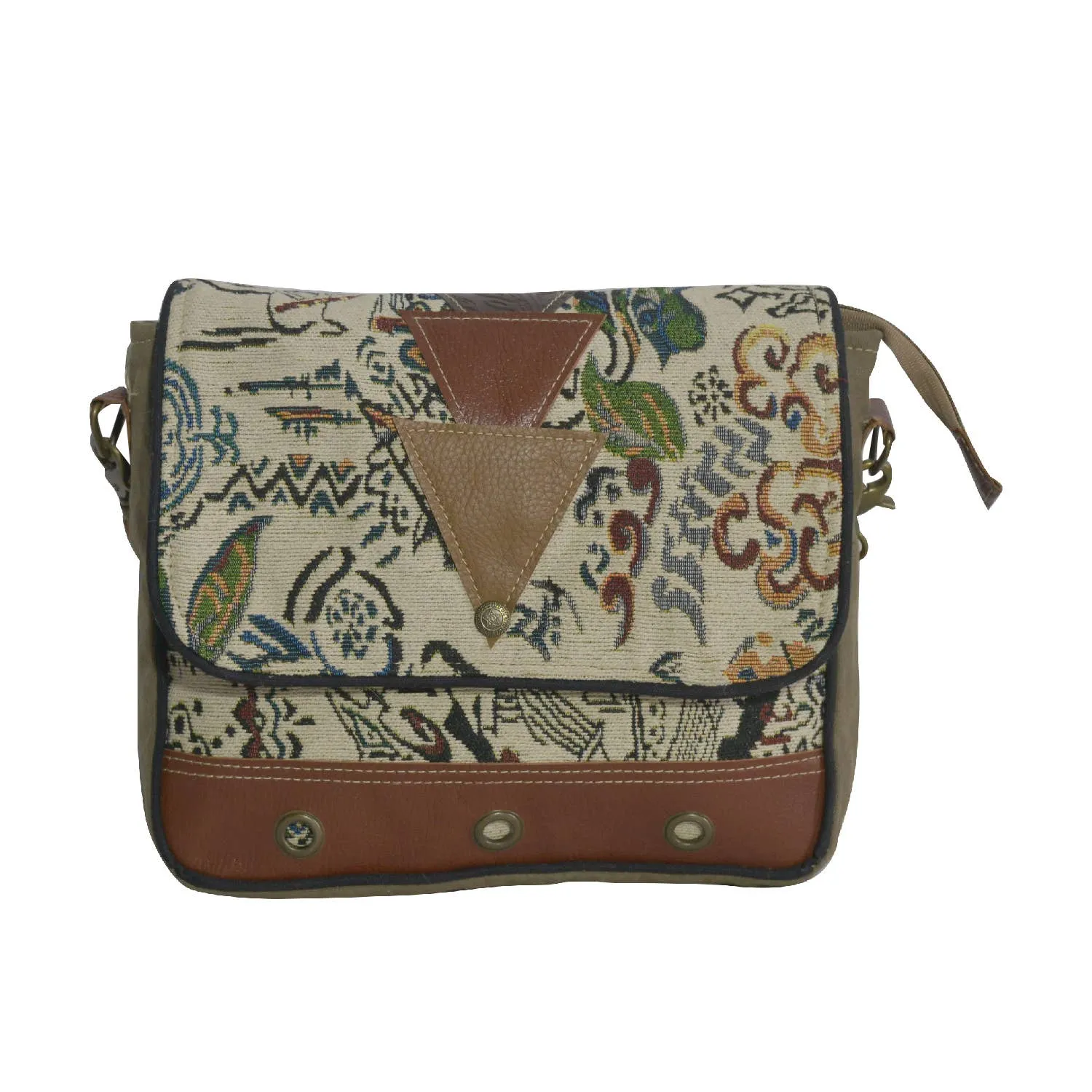 Canvas & Leather Women's Hasal Crossbody