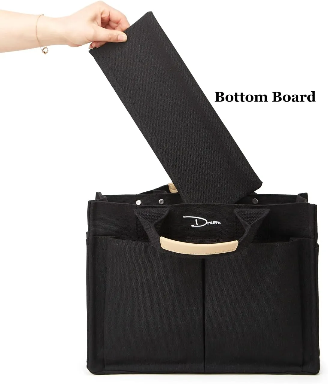 Canvas Tote Bags for Women Large Shoulder Bags Handbags Purse Big Satchel Purses Multi-pocket Handbags Casual Work Bags