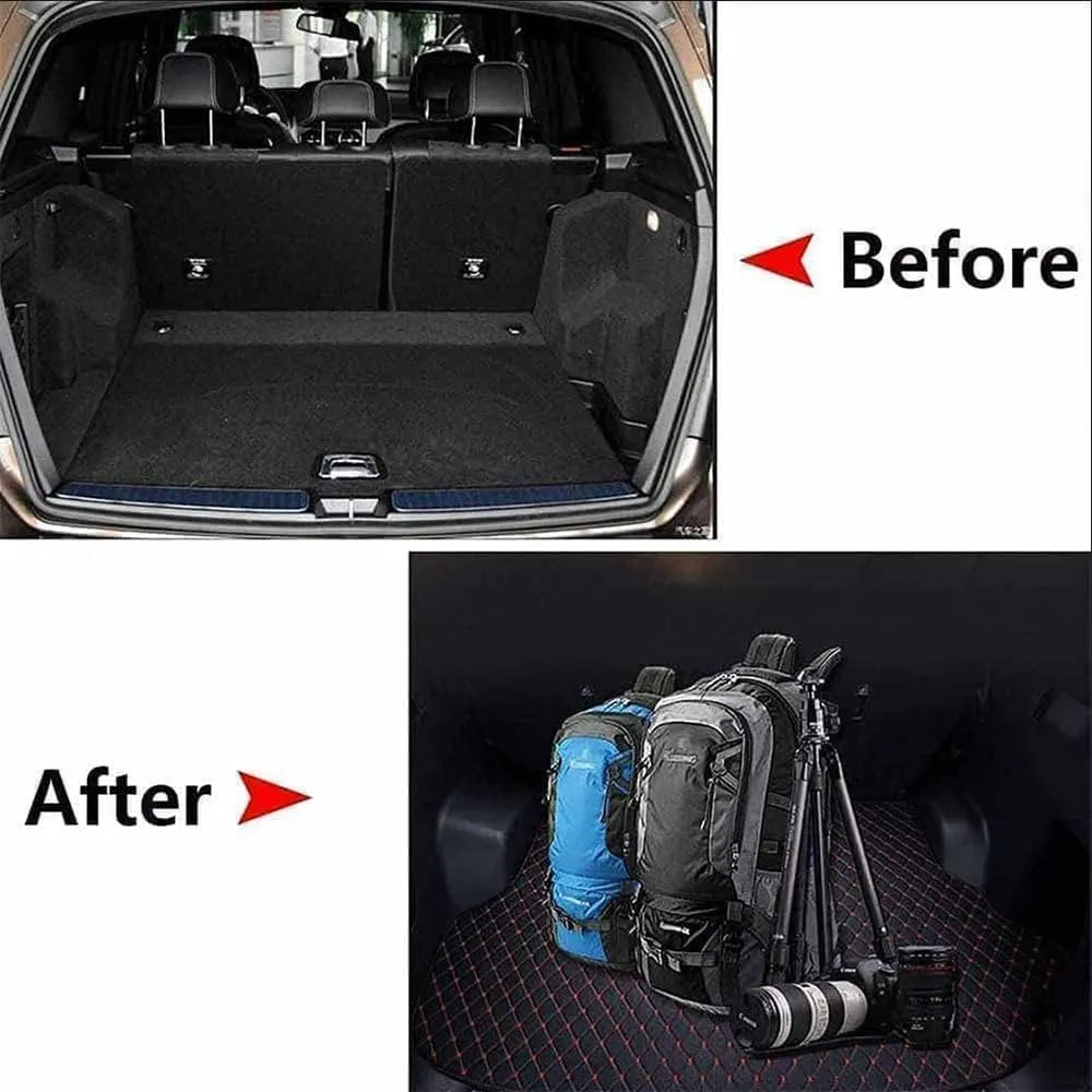 Car Boot Mats, for Mitsubishi Mirage VI Hatchback 2012-2016 Rear Trunk Storage Cargo Anti-Scratch Protector Tray Cover Liner, Auto Accessories,A-Black
