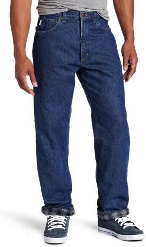 Carhartt Men's Relaxed Fit Heavyweight Flannel-Lined 5-Pocket Jean