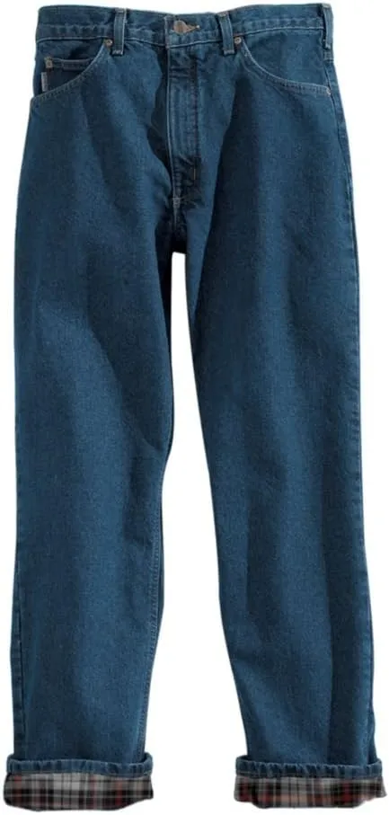 Carhartt Men's Relaxed Fit Heavyweight Flannel-Lined 5-Pocket Jean