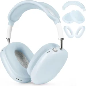 Case for Airpods Max Headphones, Silicone Cover for Apple Airpod Max,Accessories Cases (Jelly Blue)