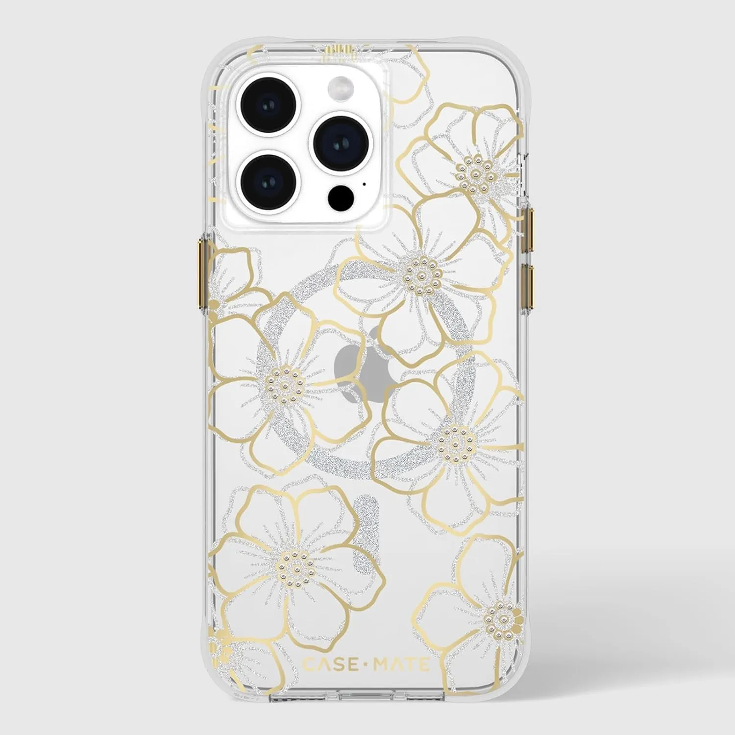 Case-Mate iPhone 15 Pro Max Case - Floral Gems [12ft Drop Protection] [Compatible with MagSafe] Magnetic Cover with Sparkly Rhinestones for iPhone 15 Pro Max 6.7", Anti-Scratch, Shockproof, Slim