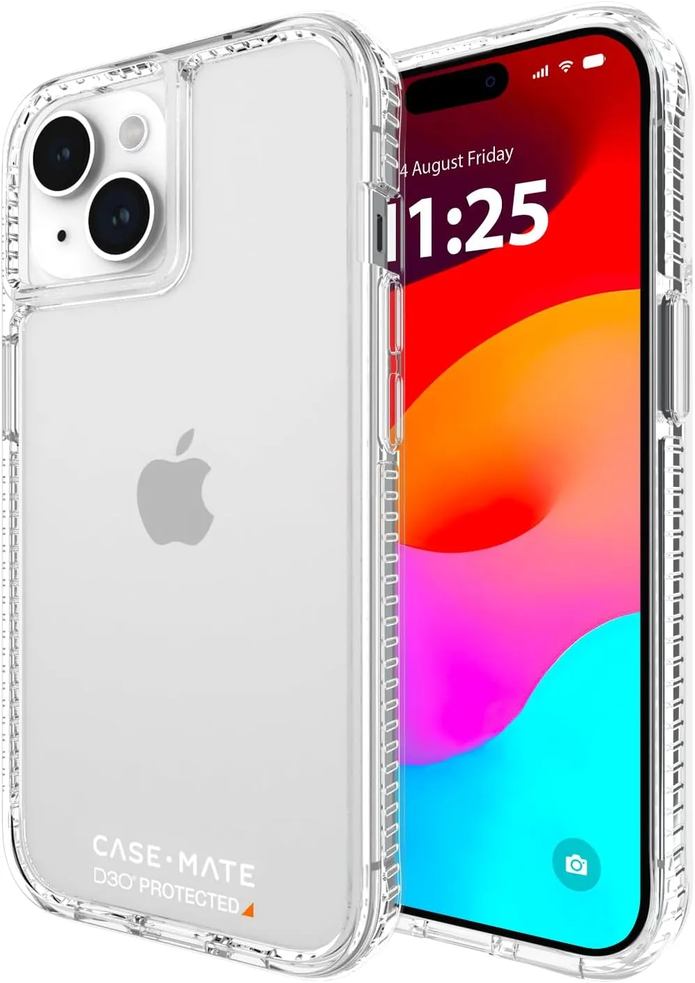 Case-Mate Tough Clear iPhone 15 Case [16ft D3O Drop Protection] [Wireless Charging Compatible] Phone Case for iPhone 15 6.1", Shock Absorbing Materials, Anti Yellow, Anti Scratch Technology
