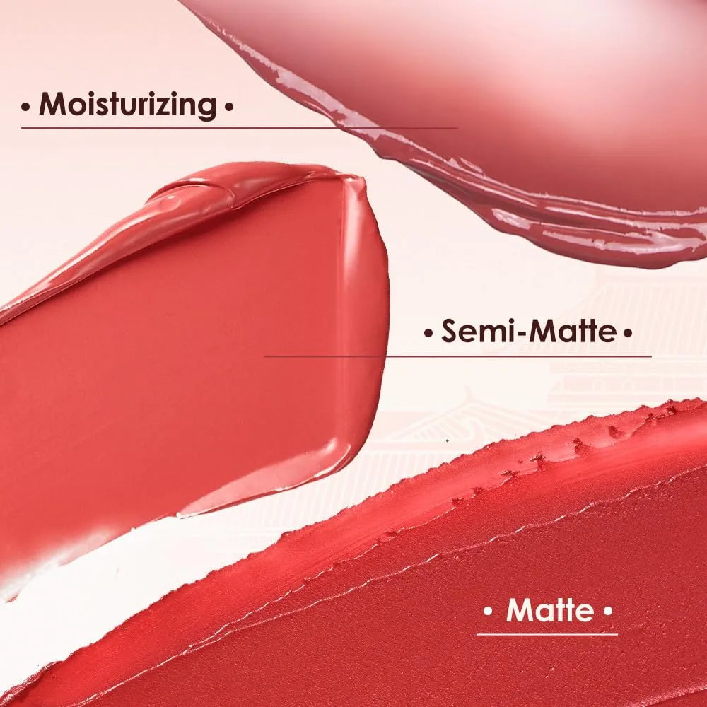 Catkin Semi-Matte Lipstick Hydrating High Impact Color Infused with Vitamin E and Avocado Oil Smooth Soft Texture Long Lasting Matte Finish 167