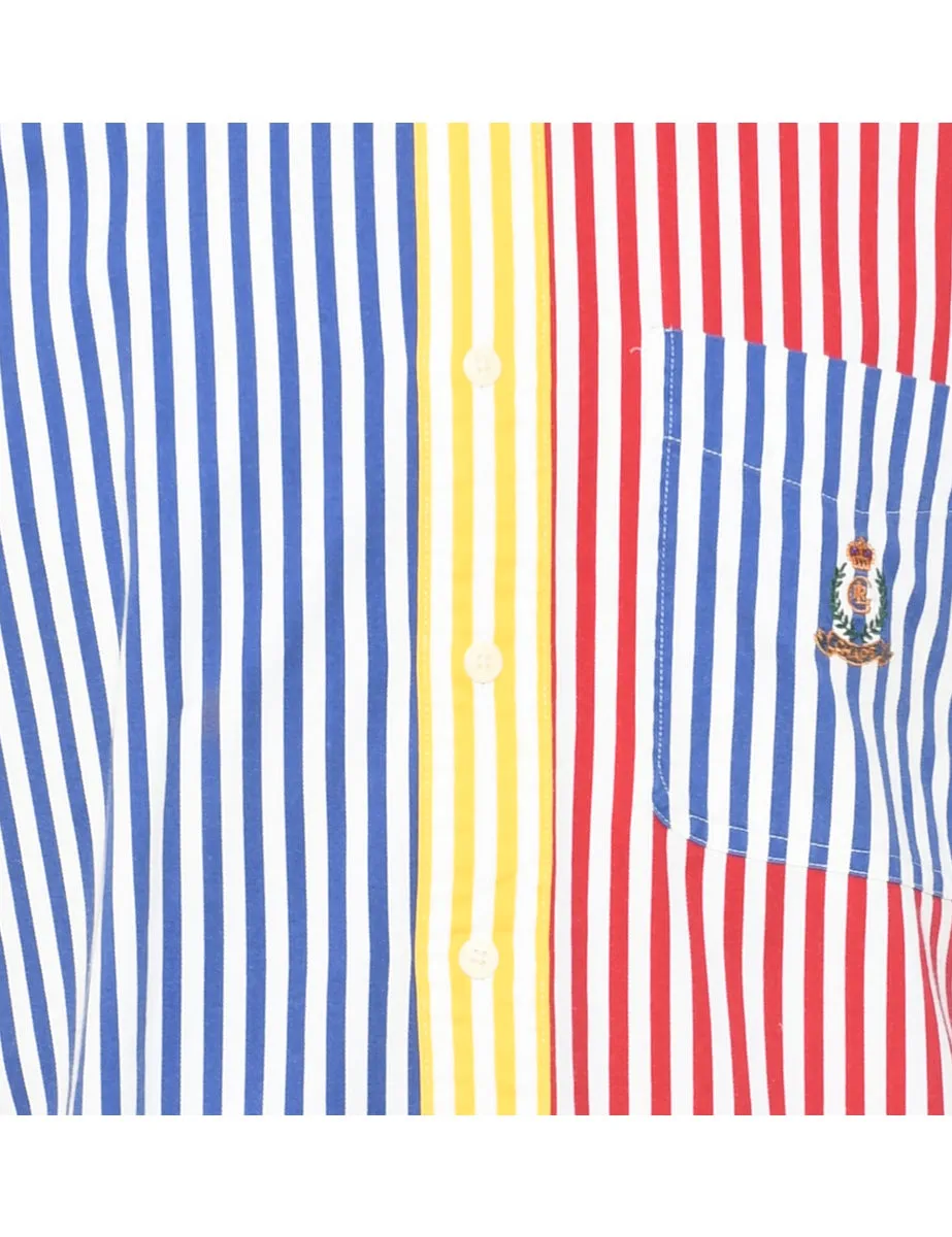Chaps Striped Denim Shirt - M