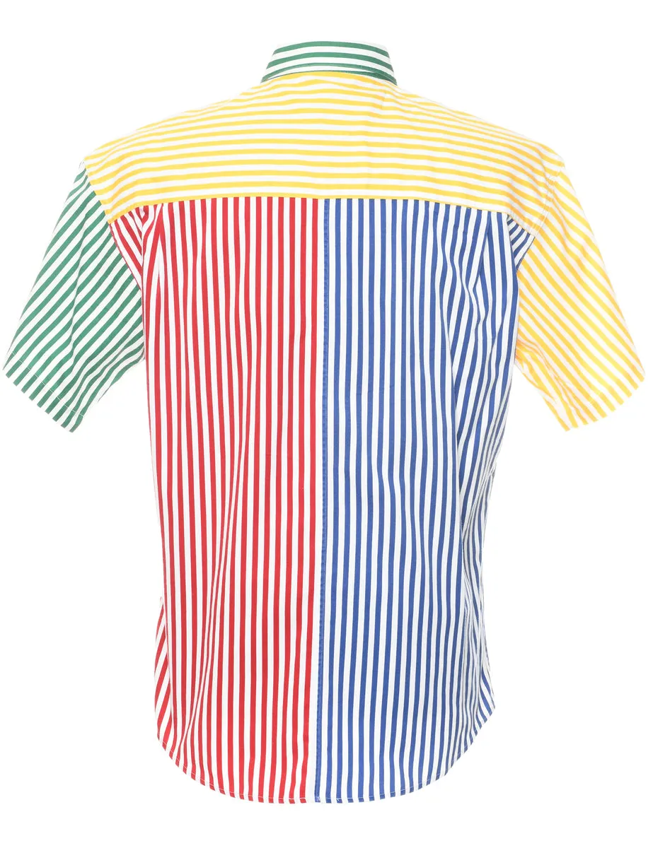 Chaps Striped Denim Shirt - M