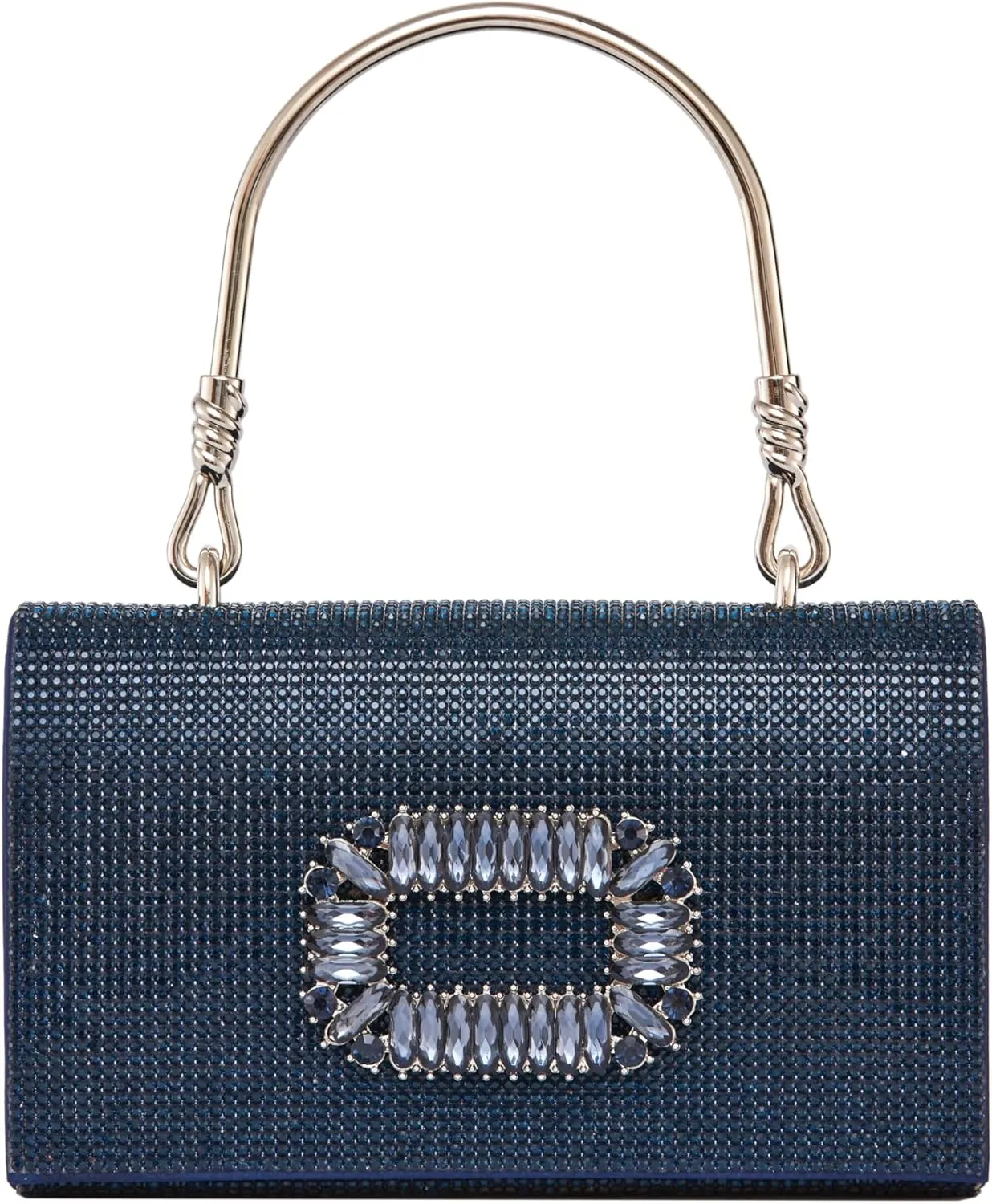 CINDY Elegant Rhinestone Satin Evening Bag