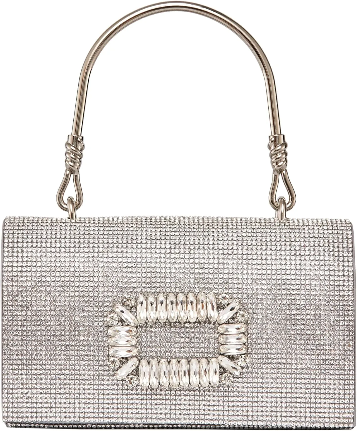 CINDY Elegant Rhinestone Satin Evening Bag