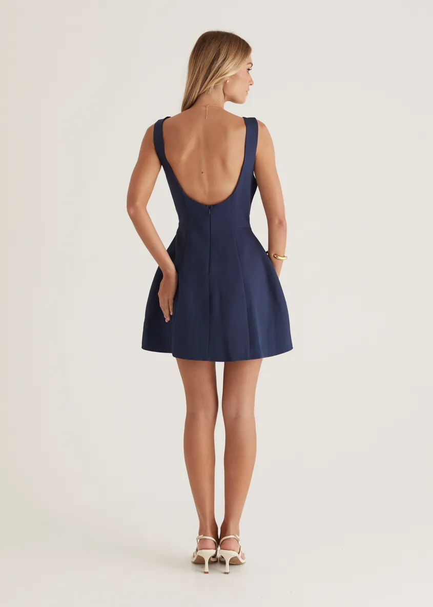 Clarissa Dress - Navy