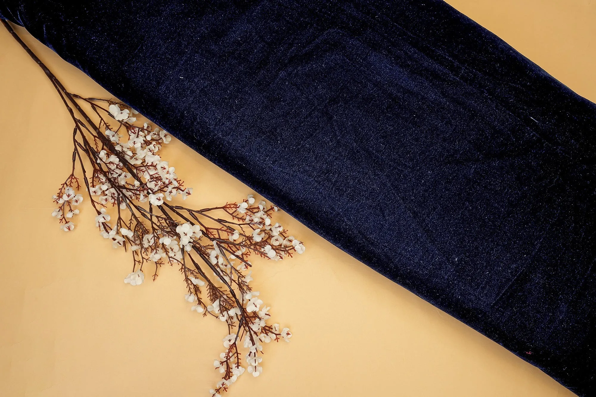 Classic Teal Blue Velvet Elegance in Solid Finish for Luxurious Designs