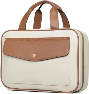 CLUCI Toiletry Bag Hanging Travel Organizer with Transparent Cosmetic Bag and Makeup Pouch For Full Sized Toiletries