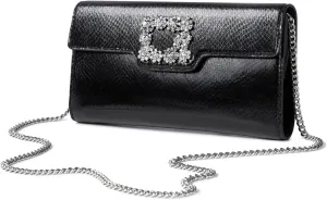 Clutch Purses for Women Dressy, Formal Evening Prom Bags Rhinestone Pu Leather Handbags for Wedding Party Cocktail