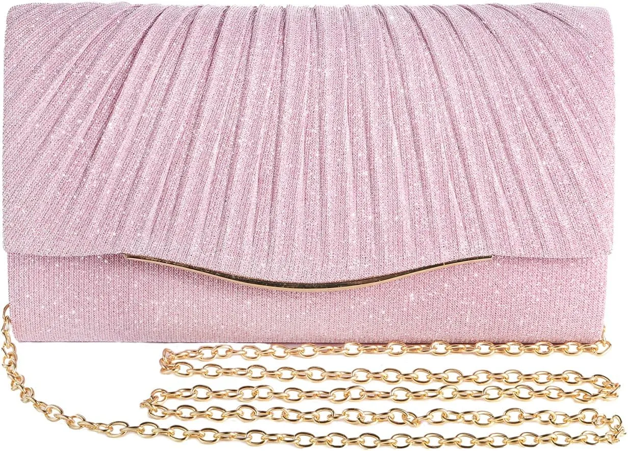 Clutch Purses for Women Formal Dressy Evening Bag Handbags Crossbody Bag for Wedding Cocktail Prom Party Elegance Charm