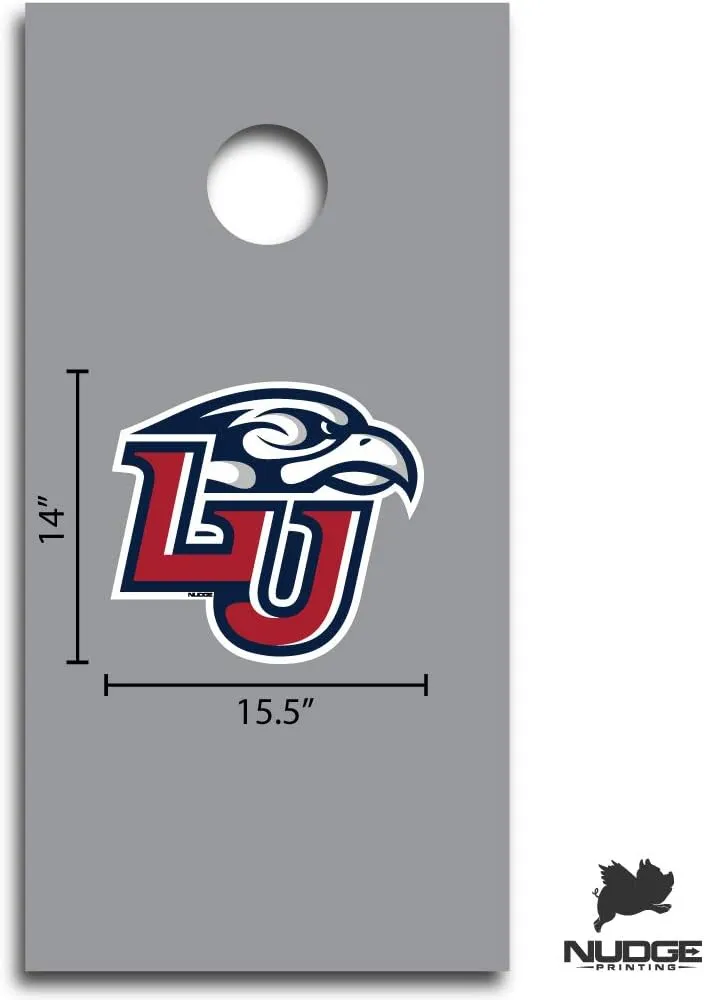 Collegiate NCAA Corn Hole Bean Bag Toss Tailgate Game Vinyl Stickers Decal Set