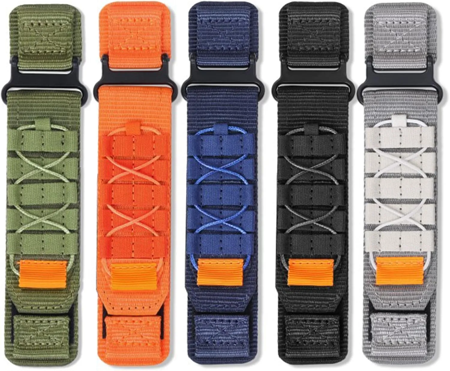 Compatible with Garmin Approach S44 Band, 20mm Quick Release Rugged Nylon Sports Strap with Woven Loop Design Compatible for Garmin Approach S50, S44, S42, S40 Smartwatch