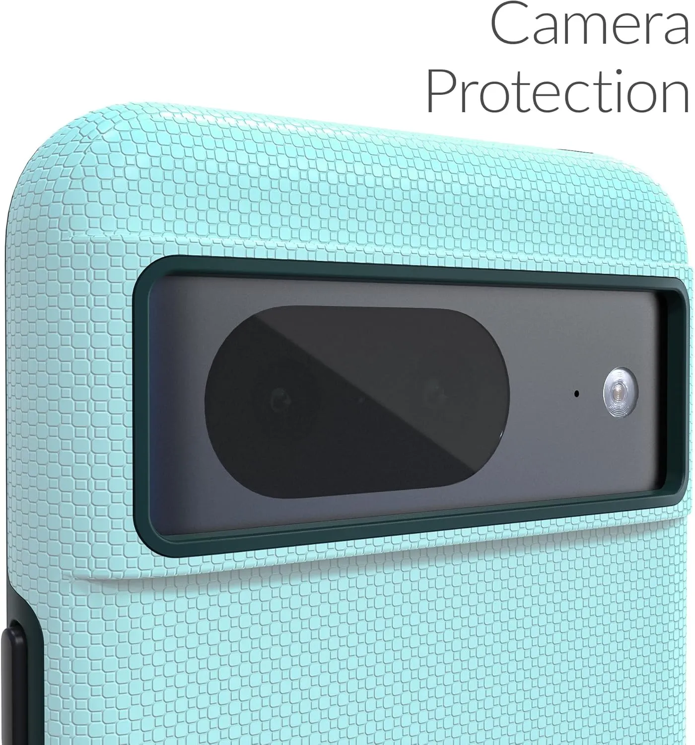 Crave Google Pixel 8 Case - Dual Guard Shockproof Protection Secure Layered Pixel 8 Phone Case, Aqua
