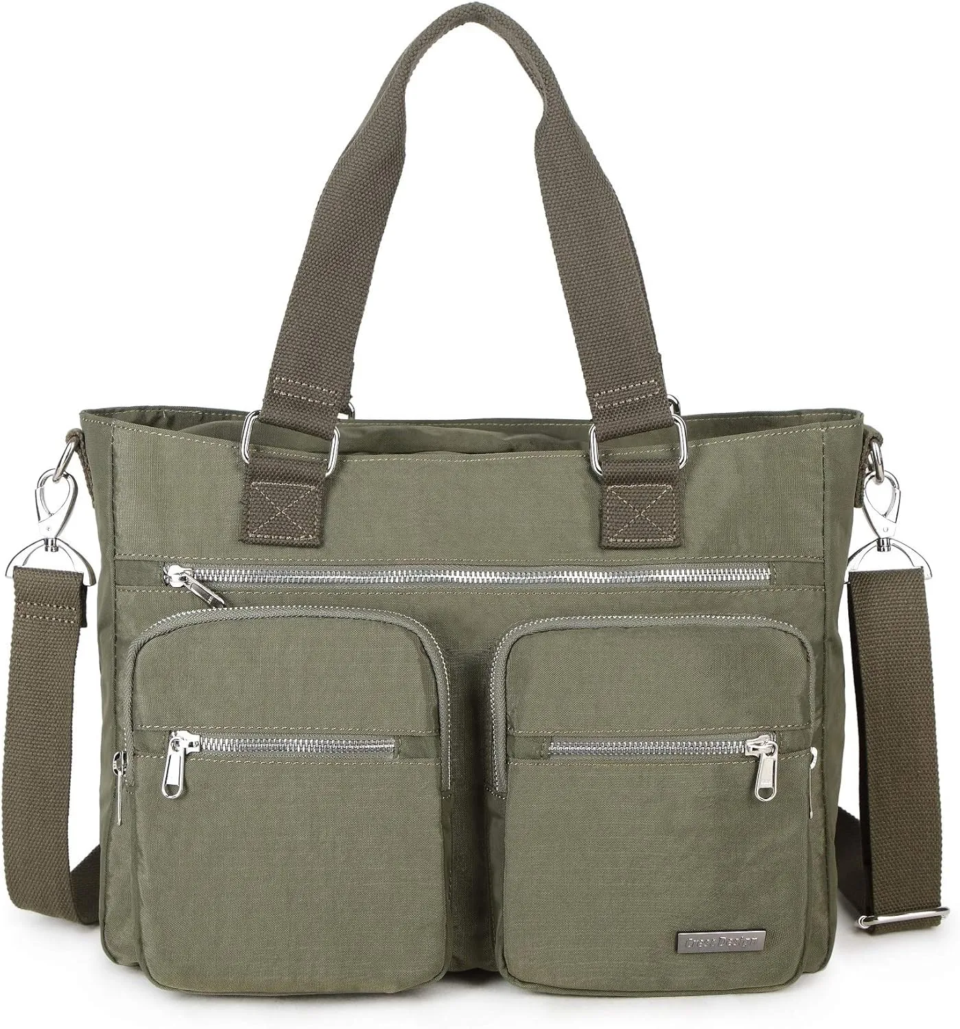 Crest Design Nylon Laptop Shoulder Bag Handbag Teacher Nurse Tote Organizer Travel Work Bag Purse