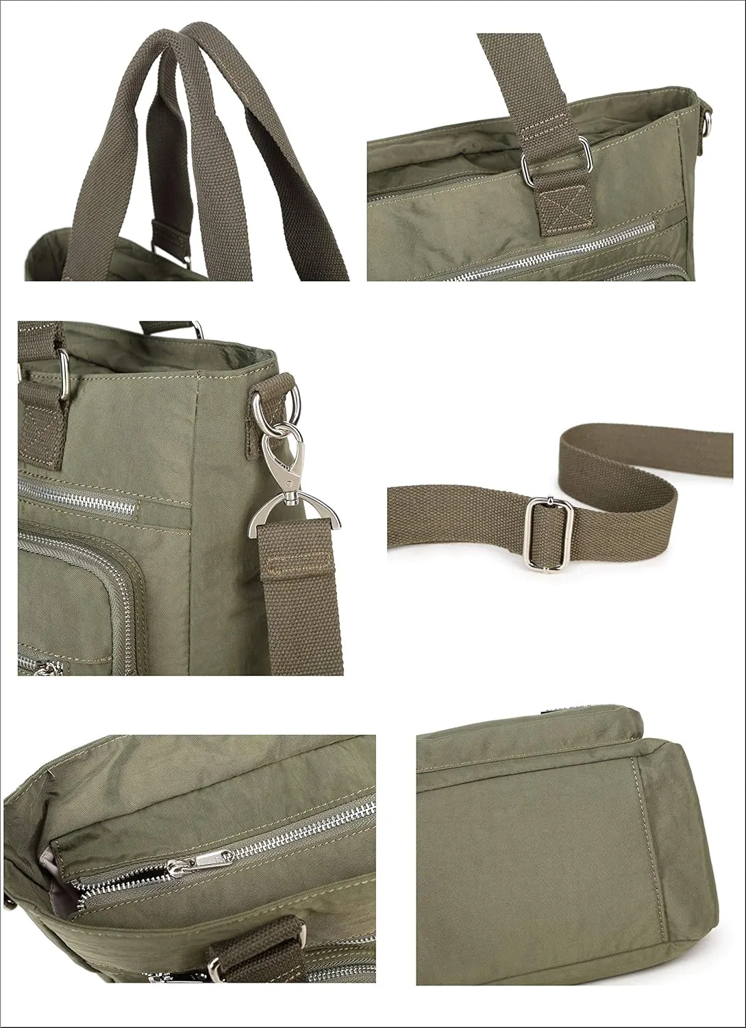 Crest Design Nylon Laptop Shoulder Bag Handbag Teacher Nurse Tote Organizer Travel Work Bag Purse