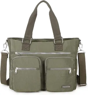 Crest Design Nylon Laptop Shoulder Bag Handbag Teacher Nurse Tote Organizer Travel Work Bag Purse