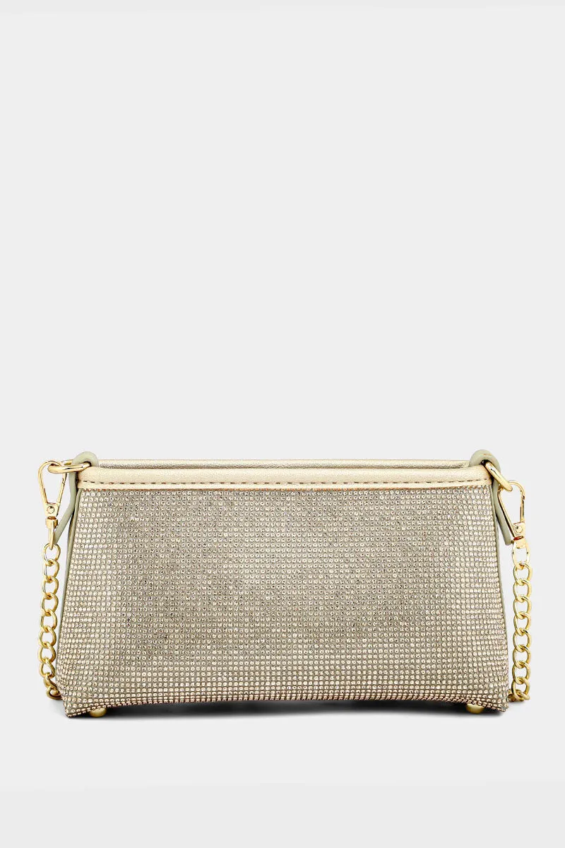 Cross Shoulder Bags BS2039-Rose Gold