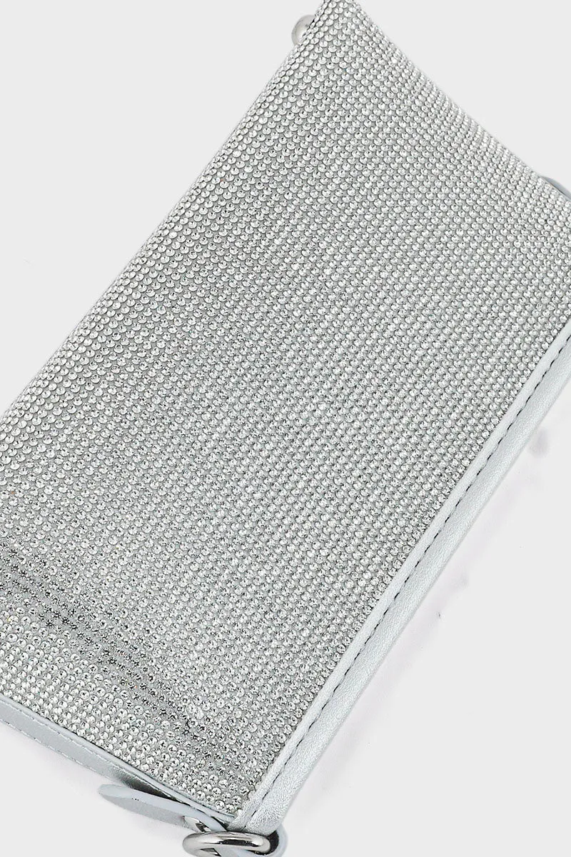 Cross Shoulder Bags BS2039-Silver