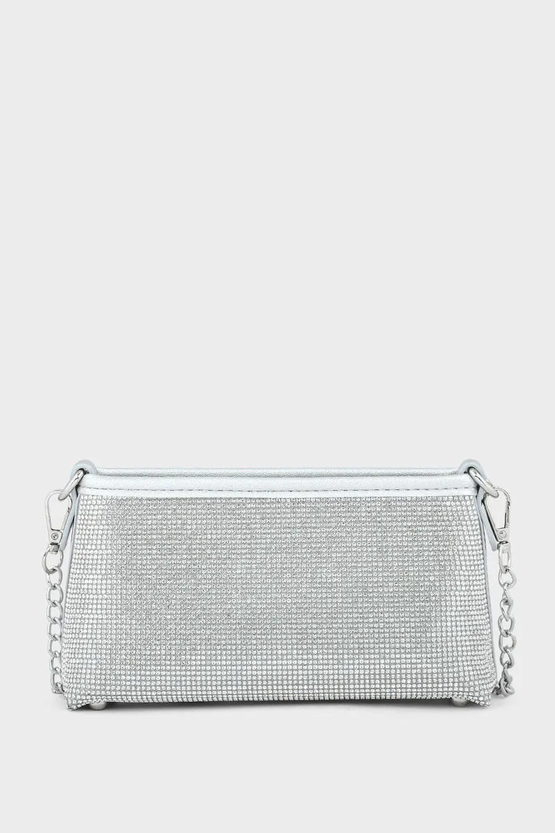 Cross Shoulder Bags BS2039-Silver
