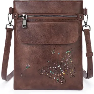 Crossbody Bag for women, Vegan Leathe Cross body Purse with Adjustable Strap, Multi Pocket Shoulder Handbag