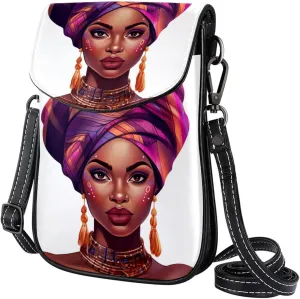 Crossbody Bags for Women,Crossbody Bag Men,Small Sling Bag,African American Women Ethnic Girl,Crossbody Purse