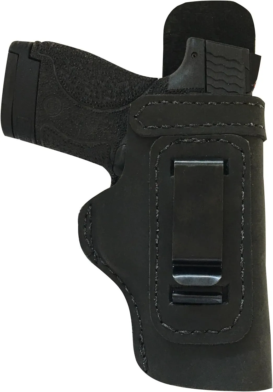 Custom Made Hand FIT&Cut Leather Holster Black RH Right IWB/SG FN9 LASERLYTE-FS