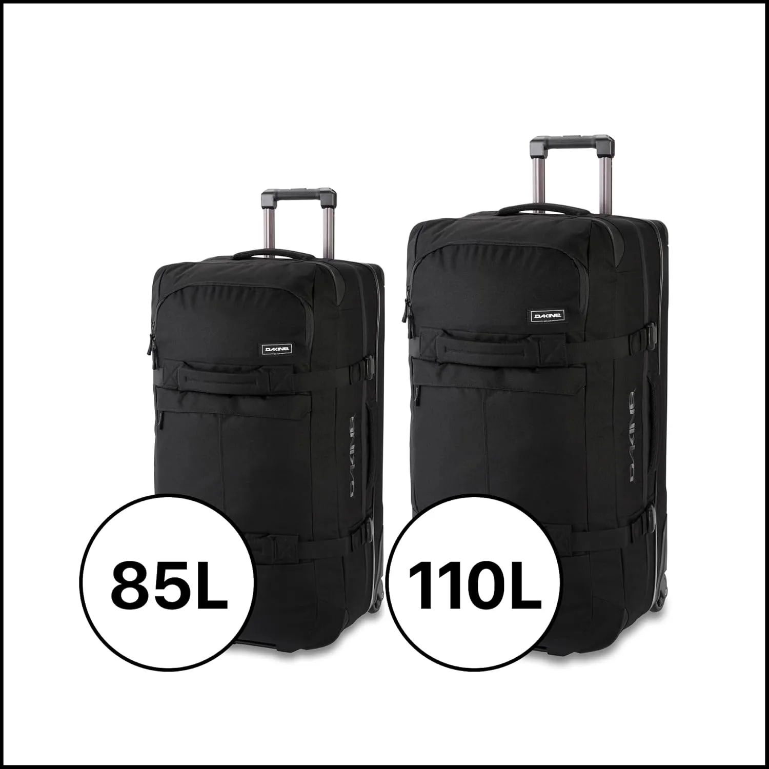 Dakine Split Roller 110L - Black, One Size