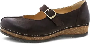 Dansko Women's Mika Mary Jane - Dual Density Cork/EVA Midsole and Lightweight Rubber Outsole Provide Durable and Comfortable Ride on Patented Stapled Construction