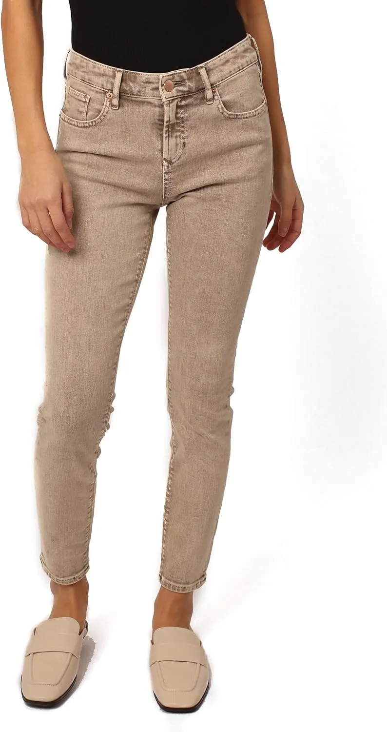 DEAR JOHN Gisele Women's Skinny Jeans Mid Rise Mid-Waisted Classic Comfort