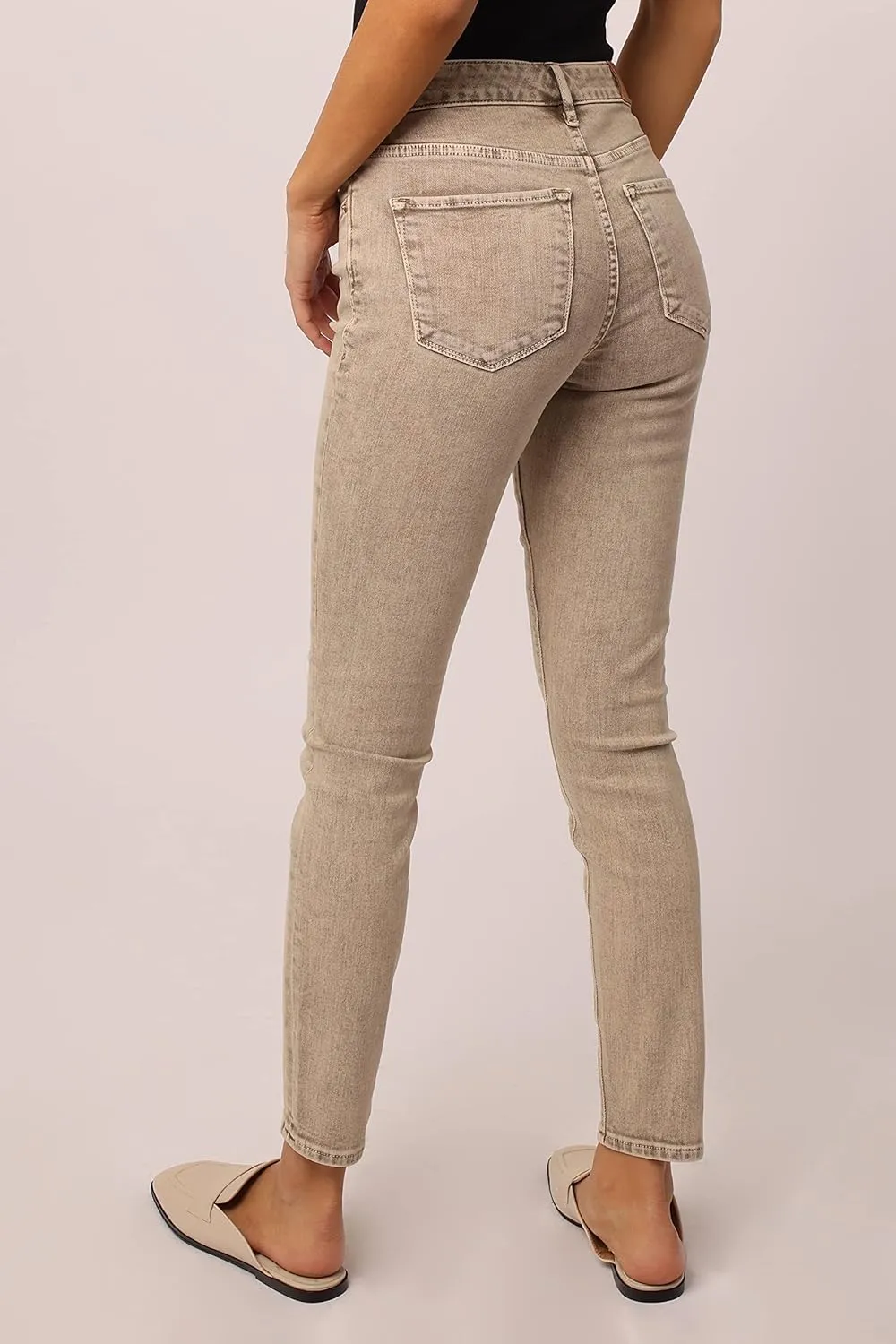 DEAR JOHN Gisele Women's Skinny Jeans Mid Rise Mid-Waisted Classic Comfort