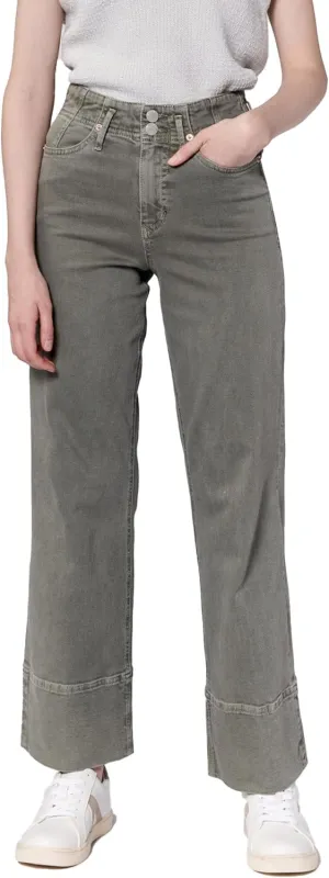DEAR JOHN Holly Straight Leg Women's Jeans High Rise Full Inseam Comfort Streatch Denim