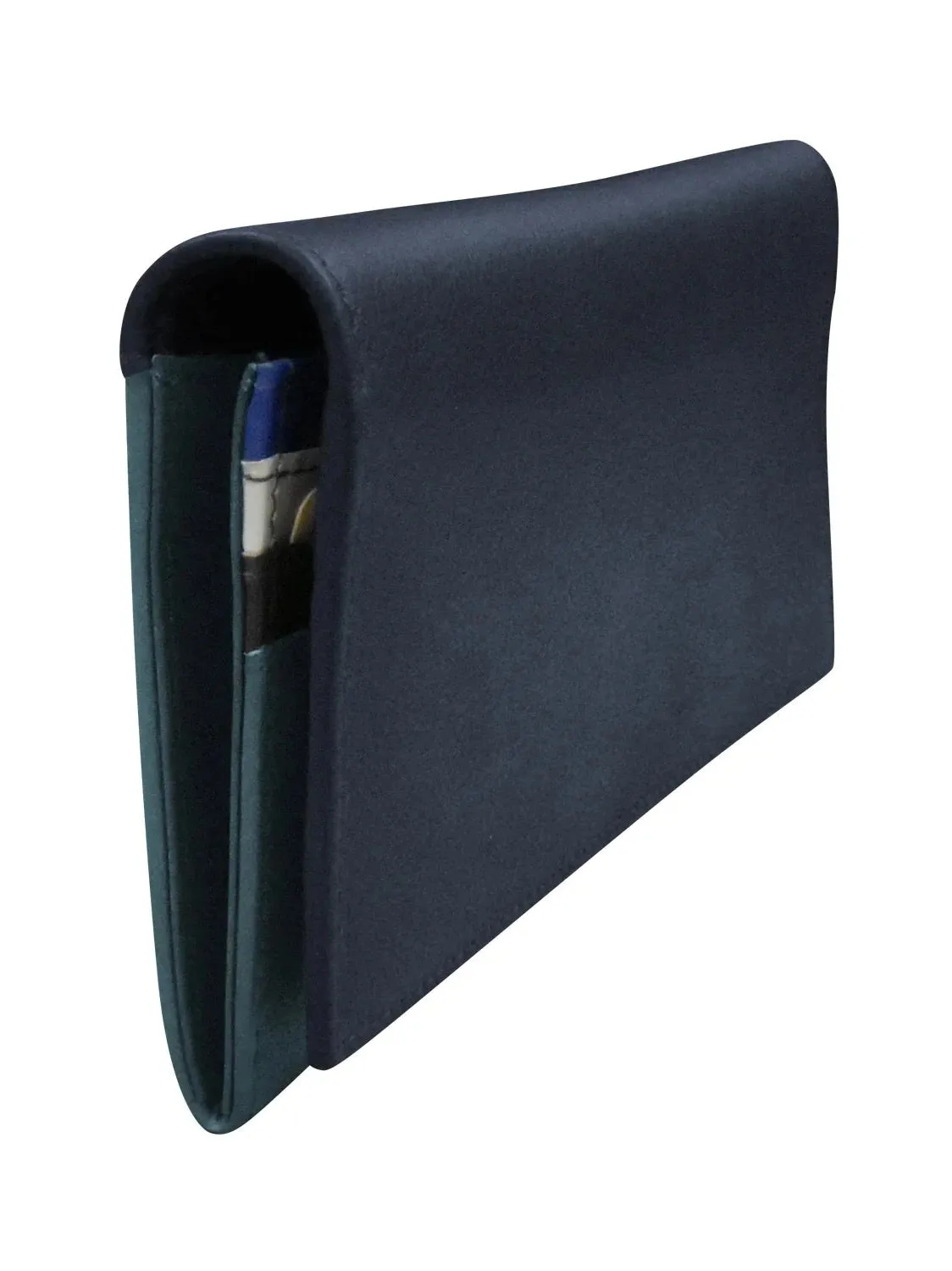 Denim Multi-Rosemary-Rfid Leather Wallet