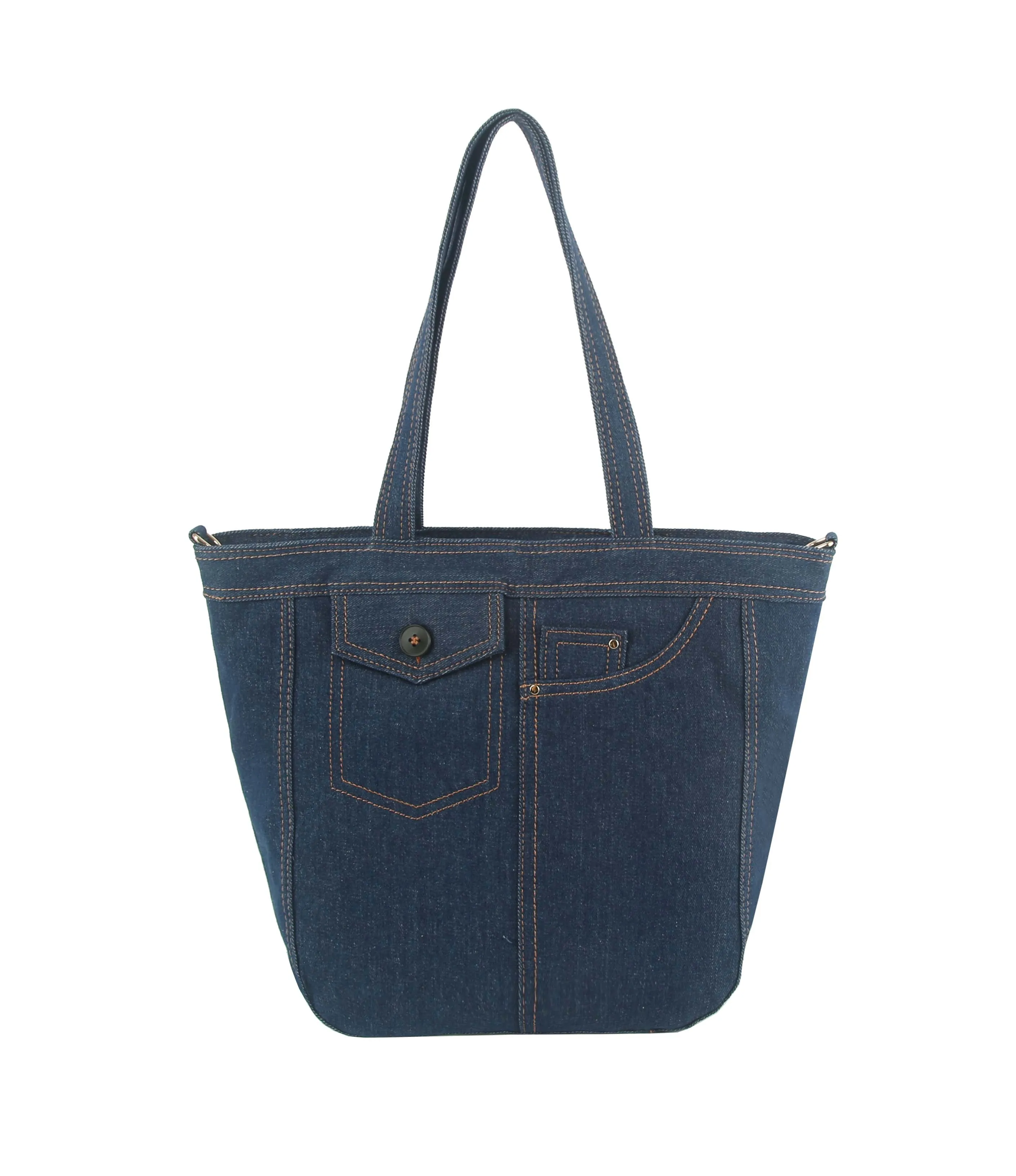 Denim Tote Bag Shoulder Hobo Purse