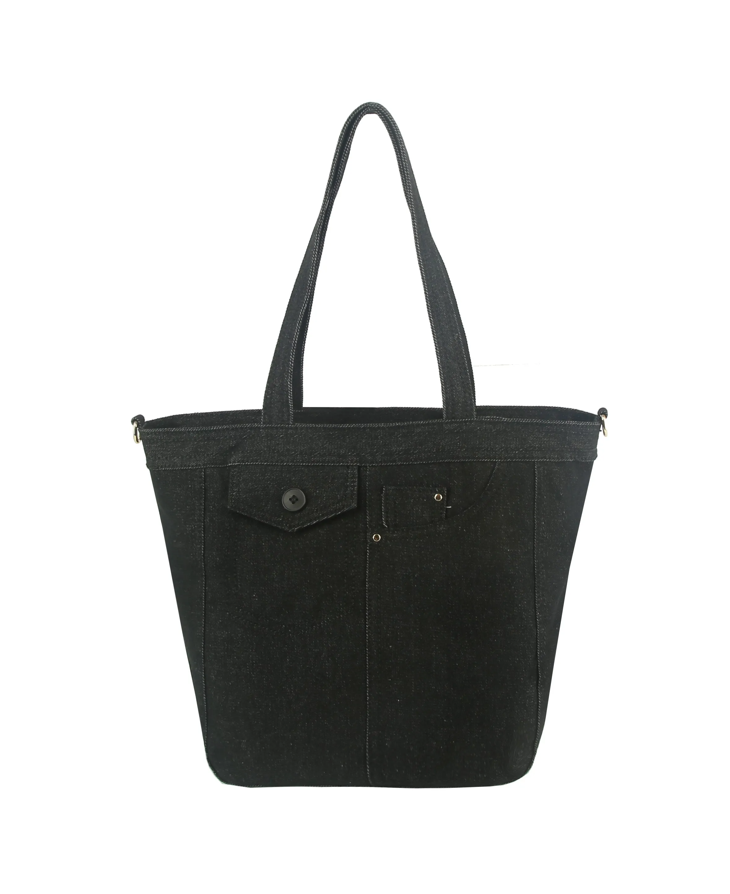 Denim Tote Bag Shoulder Hobo Purse