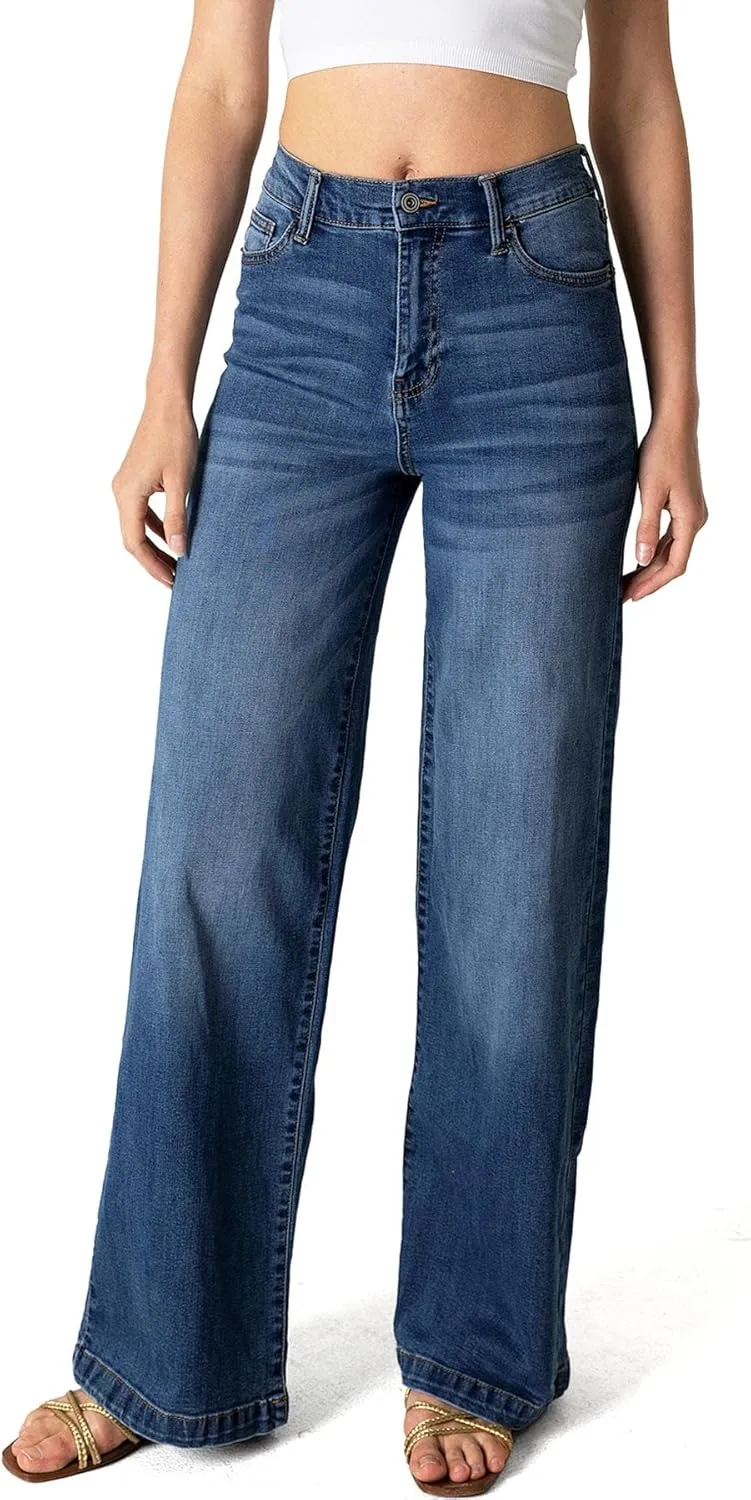 Denim with Wide Legs by Celebrity Pink Jean