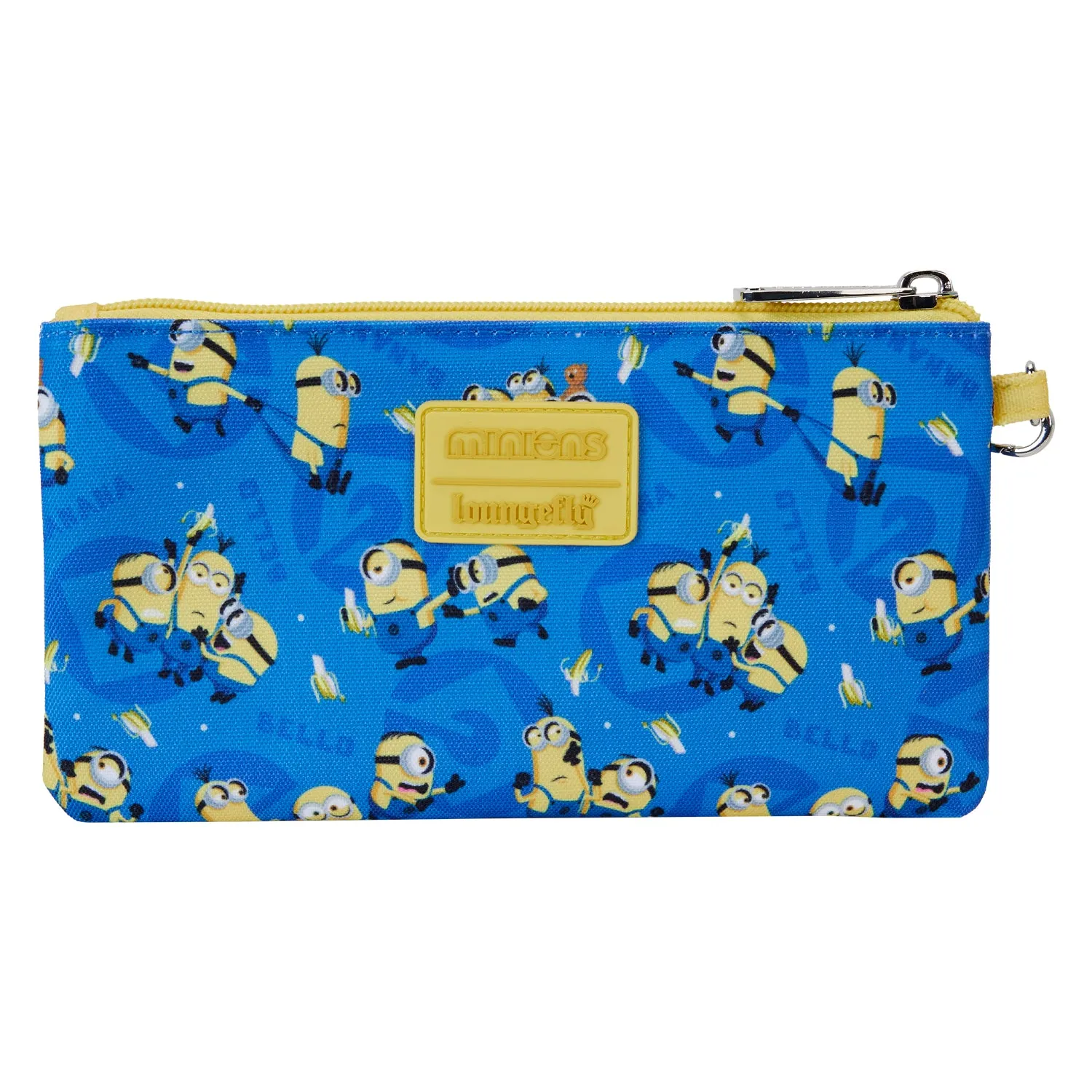 Despicable Me Minions All-Over Print Loungefly Nylon Zipper Pouch Wristlet