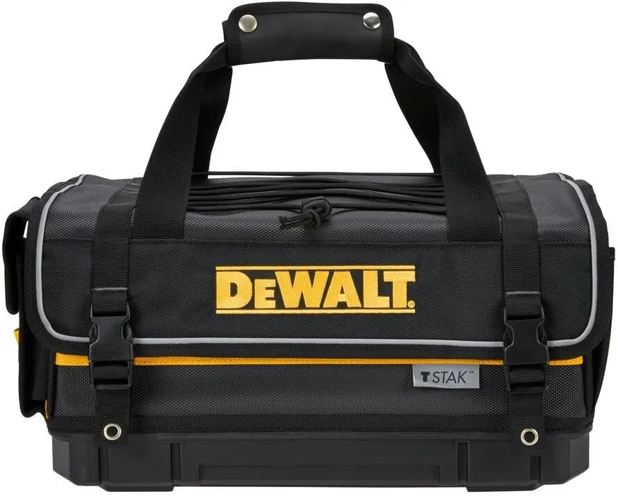 DEWALT TSTAK Tool Bag, 16-inch Durable Tote with Tool Organizer and Hard Bottom (DWST17623)