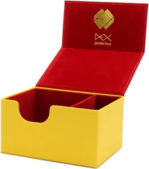 Dex Protection Creation Line Medium Deck Box | 120  Card Storage Capacity | Additional Storage Compartment for Gaming Accessories | Magnetic Closure | Sleek Matte Finish with Velvet Interior