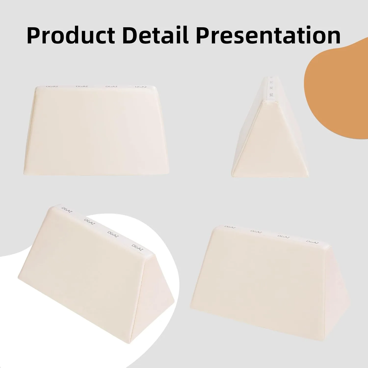 DGAZ Purse Pillow Shaper Insert,Luxury Handbag Tote Shapers, Memory Foam- Fits Birkin 20/25/30/35/40/45/50 Bag(Craie,BK25 Retourne)