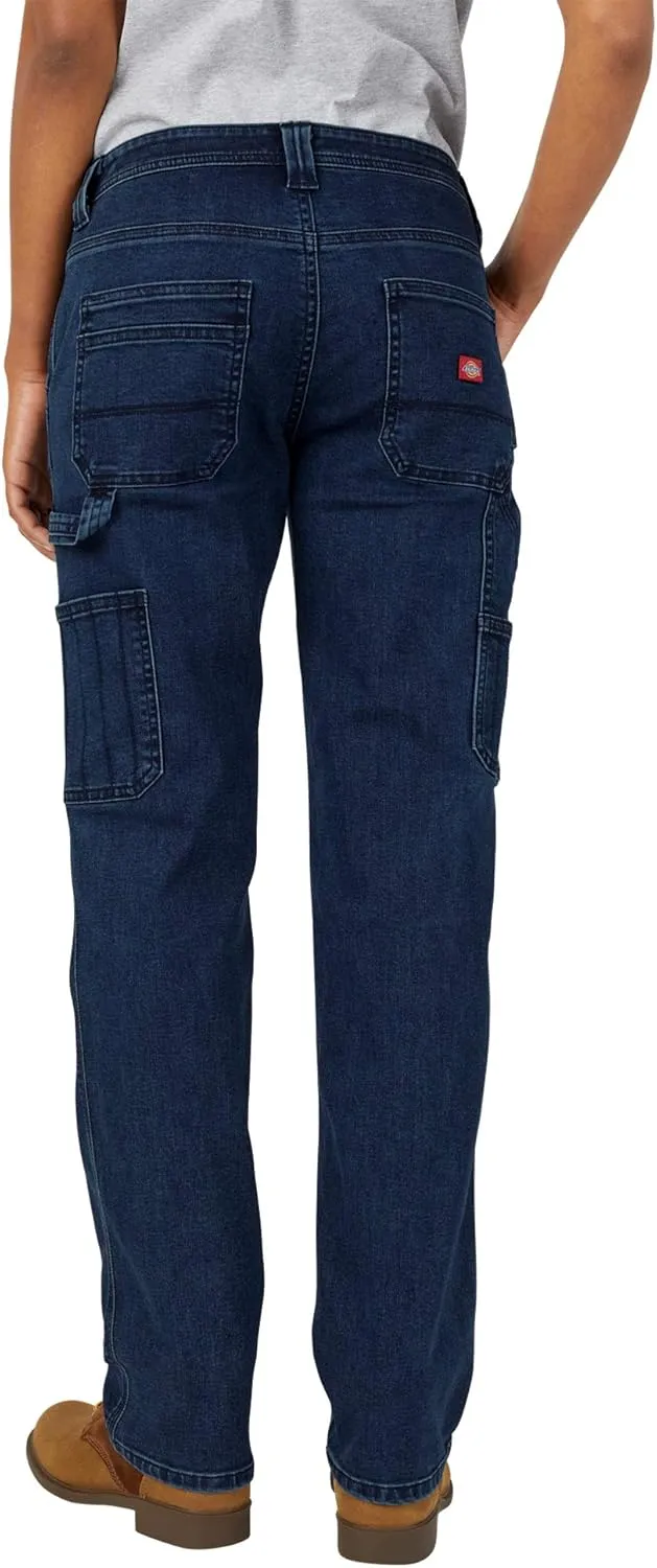 Dickies Womens Denim Straight Carpenter Pants