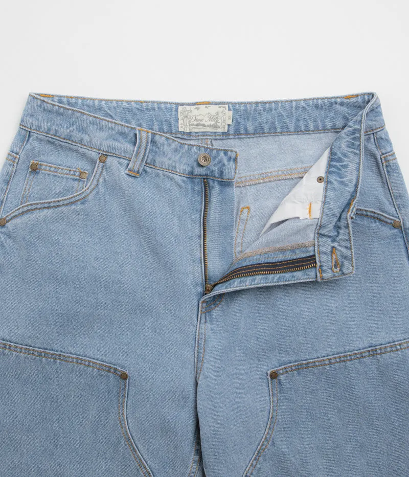 Dime Carpenter Denim Shorts - Blue Washed