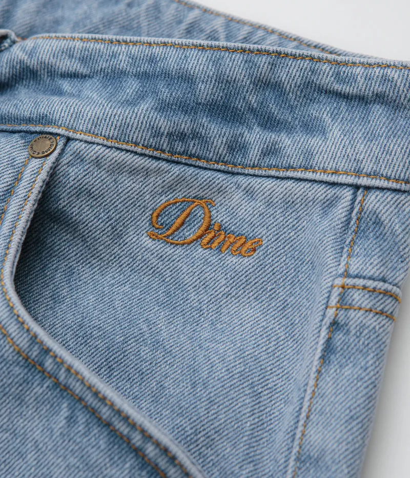 Dime Carpenter Denim Shorts - Blue Washed